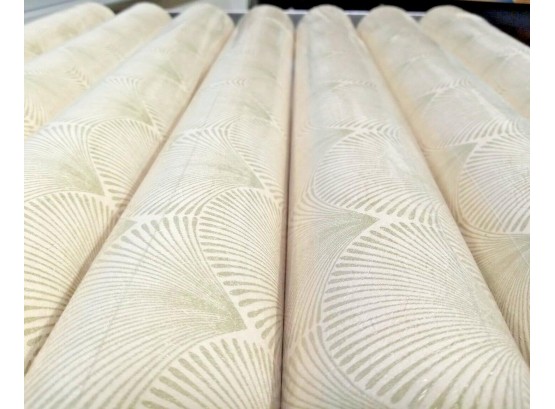 Four (4) Art Deco-Inspired Wallpaper Double Rolls $240 MSRP Brand New