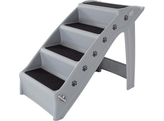 Indoor Outdoor Foldable 4 Step Stairs Dogs Cats - New In Opened Box