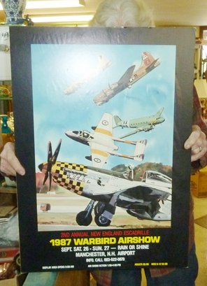 War Bird Show Poster 1987 Manchester NH