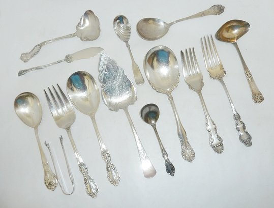 Vint. Fancy Silver Plated Serving Pieces