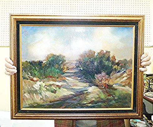 Canvas Oil Painting, Framed/signed