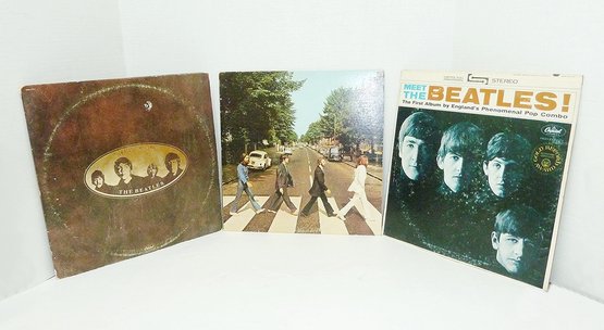 3 Vint. BEATLES Album, Vinyl Records