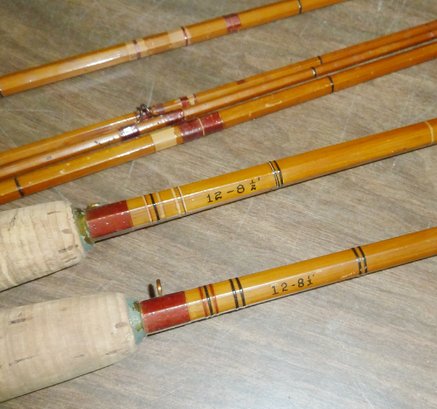(2) Vint, South Bend Bamboo Rods