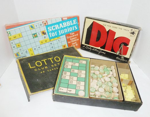 Vintage Board Games LOT