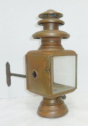 Antique Gray & Davis Carriage Lamp