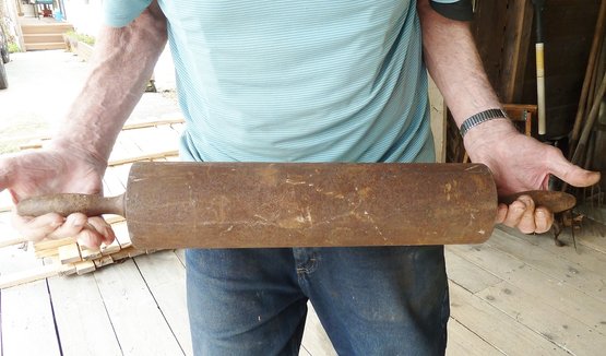 LARGE Cast Iron Rolling Pin