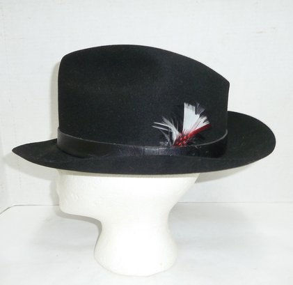 Stetson, Genuine Fur Felt Hat, Feather
