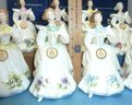 Royal Doulton 12 Pc 'Figure Of  The Month'