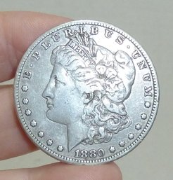 Morgan Silver Dollar Dated 1880, COINS