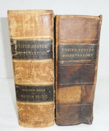 Antique Books, Dispensatory PAIR 1845, 1879