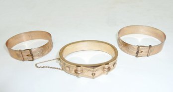 Antique Bracelets, 1 Etruscan Victorian