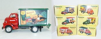 Remington 6 Die Cast Toy Trunks, Orig Boxes