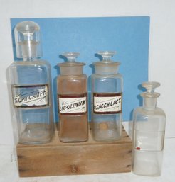 Antique Apothecary Bottles LOT