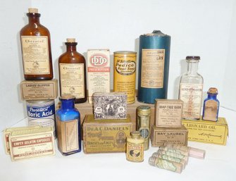 Vintage Advertising Bottles, Packaging