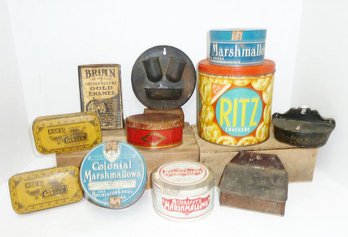 Vintage Assorted Tins LOT