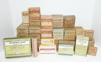 Vintage Pharmaceutical Packages LOT