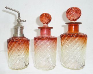 Baccarat 3pc Cologne, Scent Bottle Set