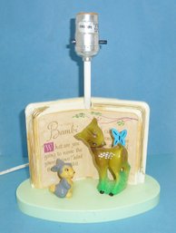 Vintage BAMBI Childs Bedroom Lamp