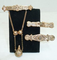 Victorian Jewelry, Bar Pin LOT