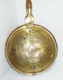 Antique Brass Bed Warmer Pan