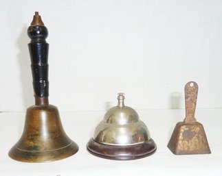 Vintage Bells, Hand Bell LOT