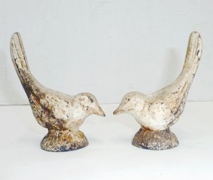 Vintage Iron Birds PAIR