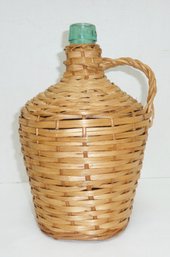 Vintage Wicker Wrapped Bottle