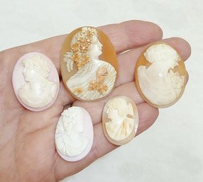 Vintage Carved Cameo's LOT