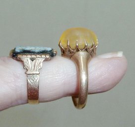 2 Vintage Rings, Victorian Jewelry