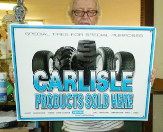 Vintage CARLISLE Advertising Sign