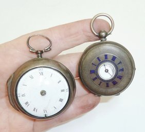 2 Vintage Pocket Watches, 1 Unique