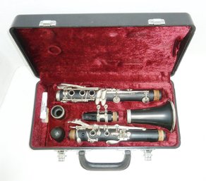 Clarinet Musical Instrument In Case