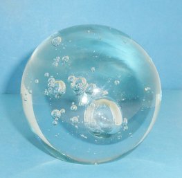 LARGE Controlled Bubble Paperweight