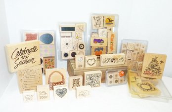 HUGE LOT Craft Stamps, Assorted Pieces