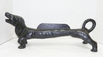 Antique Dachshund Boot Scraper, Hard To Find