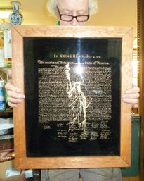 Framed Declaration Of Independence