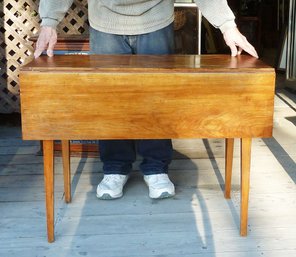 Early 1800 Era Pegged Drop Leaf Table