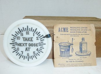 Vintage Acme Dose Indicator, Medical, Pharmacy