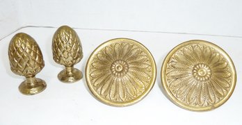 Brass Drapery Decorations, Tie Backs