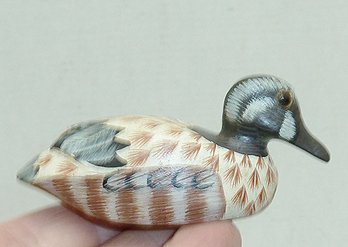 Miniature Hand Painted Decoy