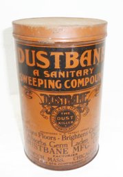 LARGE Vintage Tin, Dustbane