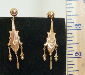 Gold Filled LOT 6  PAIR Earrings SEE ALL PHOTOS