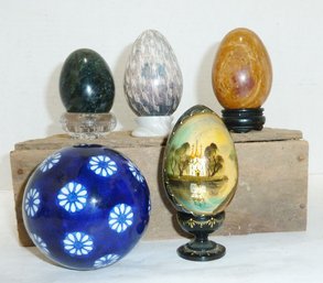 Russian Lacquer & Marble Eggs, Carpet Ball