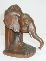 Vintage JB Signed Bronze Elephant