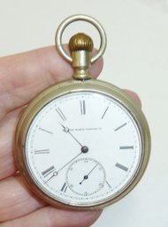 Elgin Pocket Watch,  Clear View Back