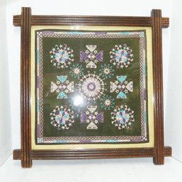 Vintage Framed Chaakla Embroidery