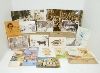 Vintage Ephemera LOT Photos, Post Cards