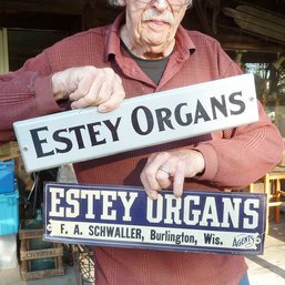 Estey Metal Organ Signs