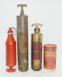 Vintage Fire Extinguisher LOT