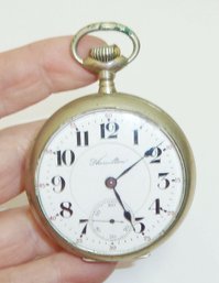 Hamilton RR Pocket Watch, SILVERODE